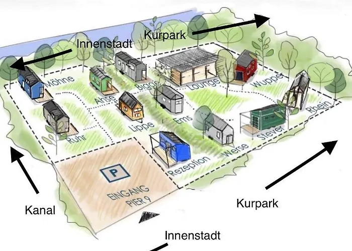 Otel Tiny House Werse Im Pier9 Tiny House Hamm (North Rhine-Westphalia)